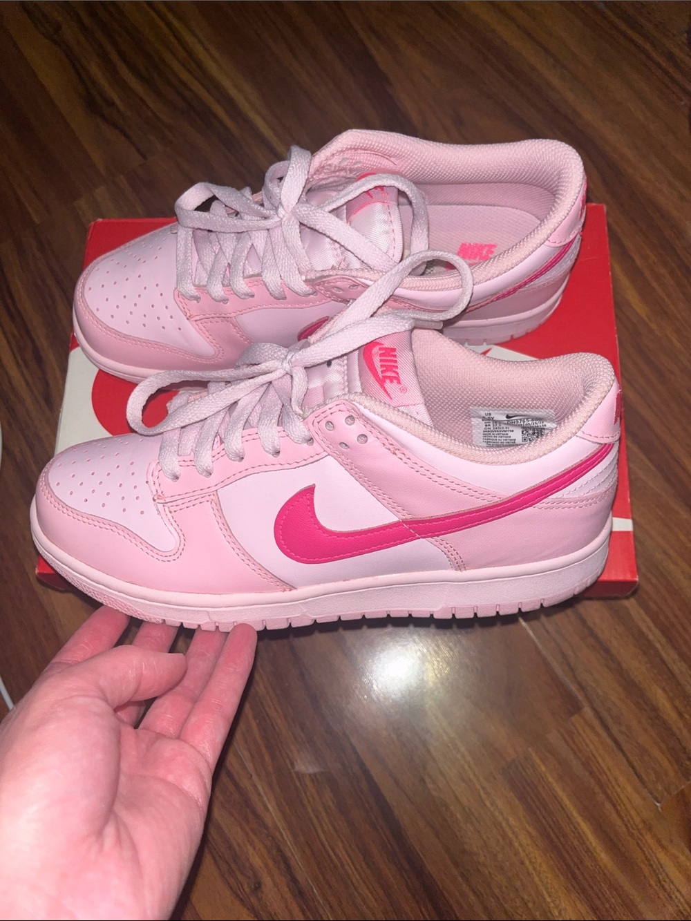 Nike dunk low youth size6.5 woman’s size 8. Good condition